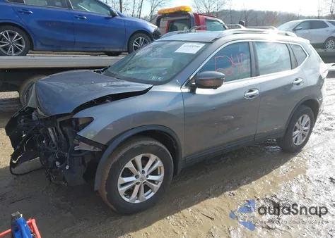 2016 Nissan Rogue Sv z USA, uszkodzony, nr VIN 5N1AT2MV9GC918315